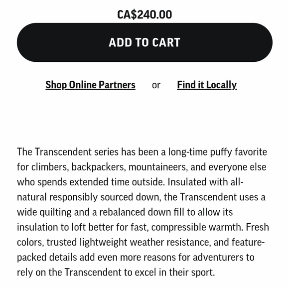 Outdoor Research Transcendent Down Jacket - Picture 3 of 8